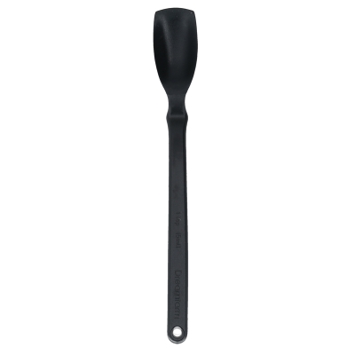 Cuchara Para Medir y Raspar De Silicón Negra 8"