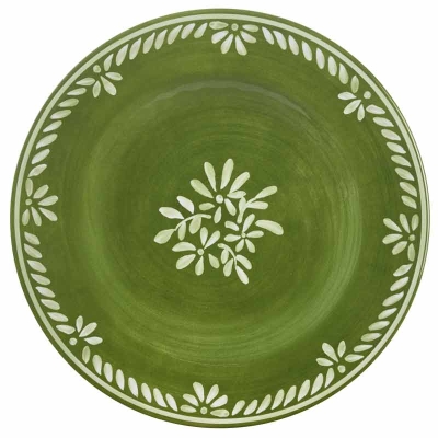 Priana Plato Postre Verde 9"