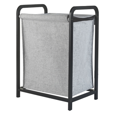 Hamper Gris / Negro Grande