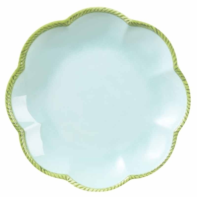 Antica Plato para Postre Azul