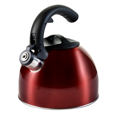 Tetera de Inducción Acero Inoxidable Roja 2.5 L