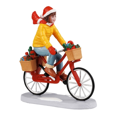 Figura Muchacha En Bicicleta 3"