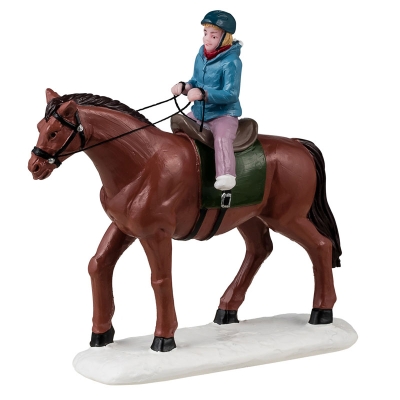 Figura Niña Montando Caballo 2"