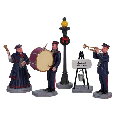 Figura Banda Navideña 4" 5 Piezas