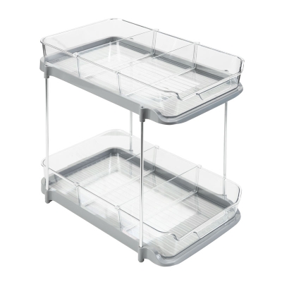 Organizador de Baño Polder con Rueda 2 Niveles