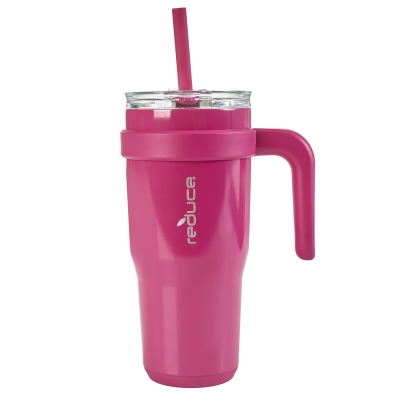 Reduce Cold1 Vaso con Asa y Pajilla Fucsia 40Oz