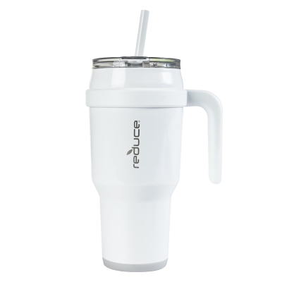 Reduce Cold1 Vaso con Asa y Pajilla Blanco 40Oz