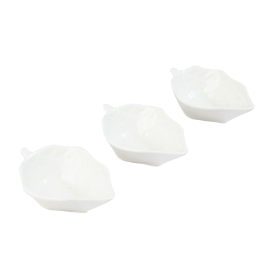 Mini Plato Avellana de Cerámica 3" 3 Piezas