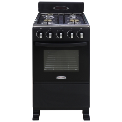 Estufa American 20" Color Negro  500-NB