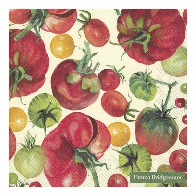 Servilleta para Cocktail de Papel Tomates