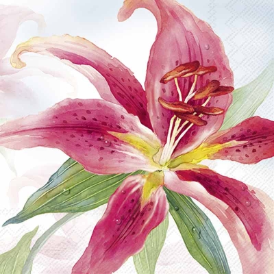 Servilleta para Cocktail de Papel Exotic Lily