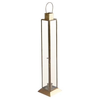 Portavela Linterna de Metal Antique Pequeño