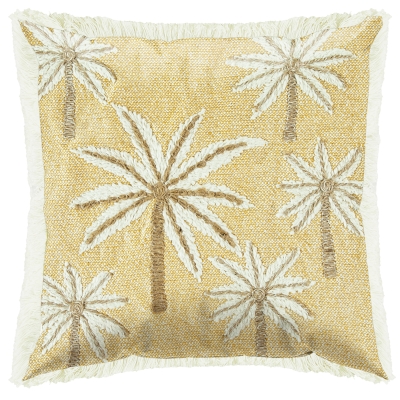 Cojín Fields Brice Amarillo 18"x 18"