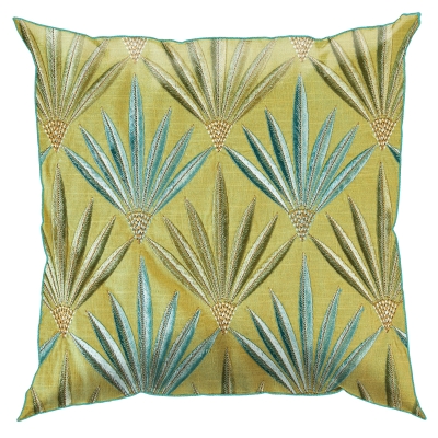 Cojín Fields Elan Verde 18"x 18"