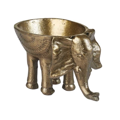 Tazón Decorativo Elephant Dorado