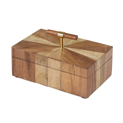 Caja Decorativa Play Hueso y Madera