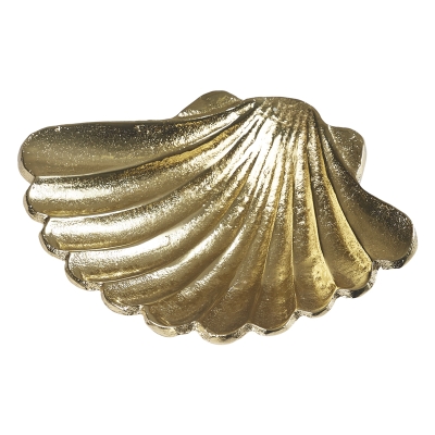 Plato Decorativo Caracol Dorado 6x5x2 Pulgadas