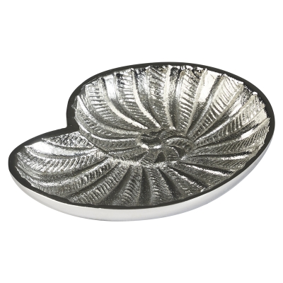Plato Decorativo Shell Dorado 6x5x1 Pulgadas