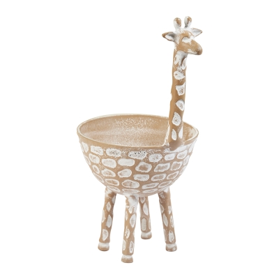 Jirafa Decorativa Aluminio Terracota 6x4x9 Pulgadas
