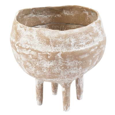 Macetero Pata Aluminio Terracota 6x6"