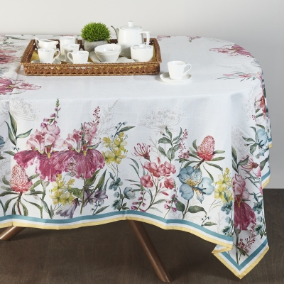 Mantel Fields Honore Poli Rectangular 63" x 118"
