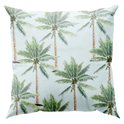 Cojín Coastal Miramar Blanco y Multicolor 20" x 20"