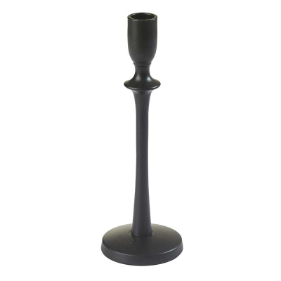 Portavela de Metal Negro Pequeño