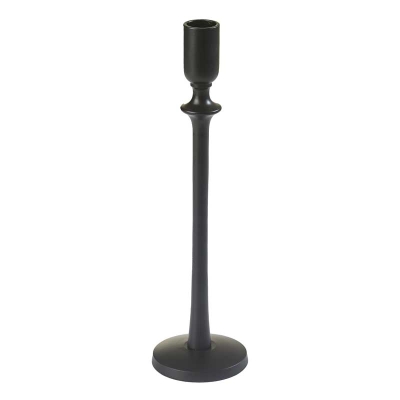 Portavela de Metal Negro Grande