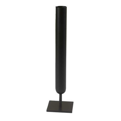 Florero de Metal Negro
