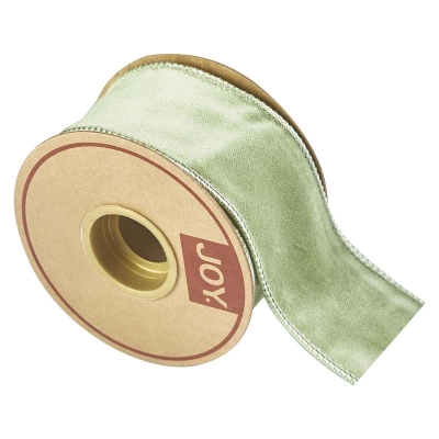 Cinta Terciopelo Verde Olivo 2 Pulgadas