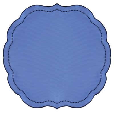 Servilleta Lucca Tela Azul 16x16 Pulgadas