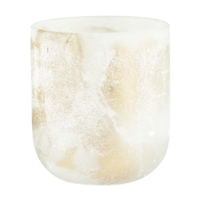 Portavotiva Marmoleado Ámbar 4x4 Pulgadas