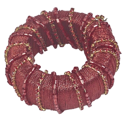 Aro de Servilleta Zari Rojo 2 Pulgadas