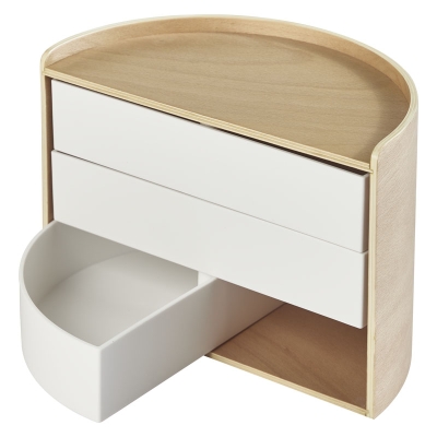 Organizador de Joyas Moona Blanco y Natural