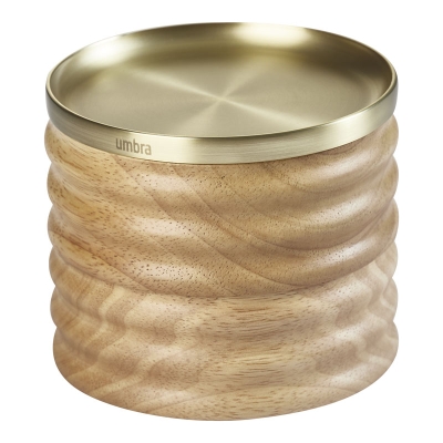 Organizador de Joyas Tesora Natural y Dorado 5 x 5 Pulgadas