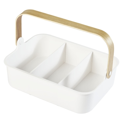 Canasta Bellwood Blanco 14 x 10 Pulgadas