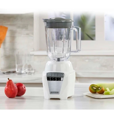 Licuadora Blanca Ice Crush 10 Velocidades Black&Decker  BL0877-1WDLA