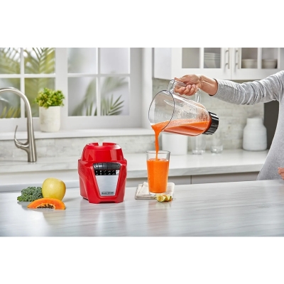 Licuadora Roja 10 Velocidades Ice Crush Black&Decker  BL0877-