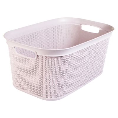 Canasta Plástica Rosada 38 Lt.