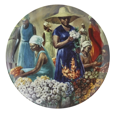 Arte de Café Plato Redondo 12"
