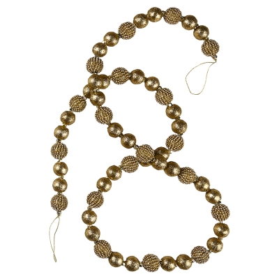 Guirnalda con Bolas Doradas 71 Pulgadas
