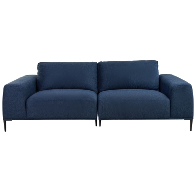 Sofá 2 Plazas Arthur Azul Marino 91x39x31 Pulgadas