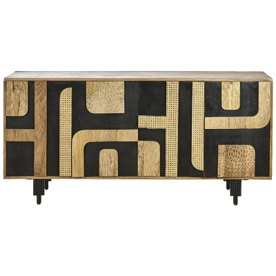 Credenza Moodyh Cane Madera 63x16x30"