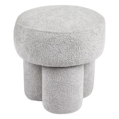 Ottoman Brannan Gris 17x18 Pulgadas