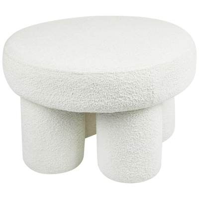 Ottoman Paulo Blanco 24x16 Pulgadas