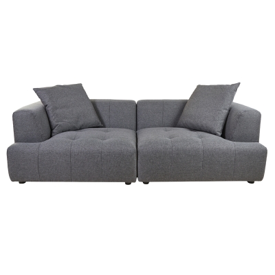 Sofá 3 Plazas Choc Marrón 89x40x26 Pulgadas