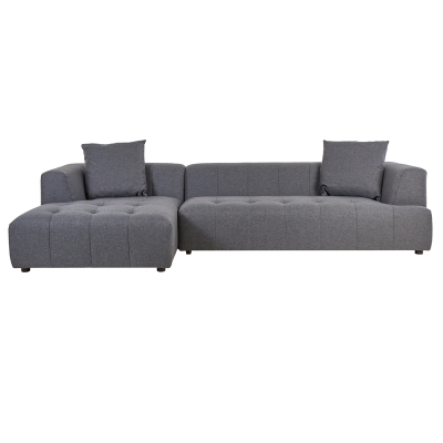 Seccional Izquierdo Choc Marrón 120x61x26 Pulgadas