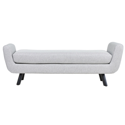 Banqueta Urban Natural y Marrón 59x18x22 Pulgadas