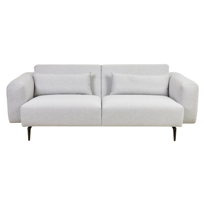 Sofá 3 Plazas Kim Gris 84x38x29 Pulgadas