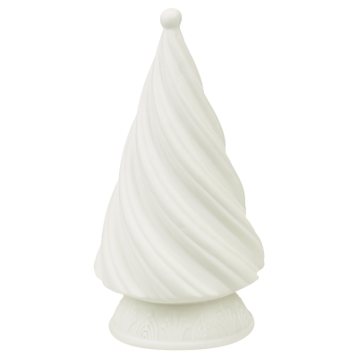 Árbol de Navidad Decorativo LED Blanco 4x4x8"